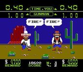 une photo d'Ã©cran de Wild Gunman sur Nintendo Nes